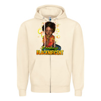 Sandshell feeling blacknificent Zipper Hoodie - NancyCooperArtShop