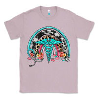 Lilac nurse rainbow Classic Tee - NancyCooperArtShop