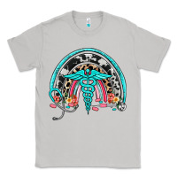 Moon Dust nurse rainbow Classic Tee - NancyCooperArtShop