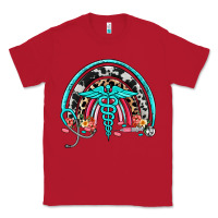 Red nurse rainbow Classic Tee - NancyCooperArtShop
