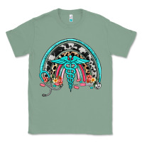 Sage nurse rainbow Classic Tee - NancyCooperArtShop