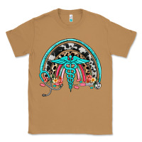 Toasted Coconut nurse rainbow Classic Tee - NancyCooperArtShop