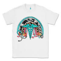 White nurse rainbow Classic Tee - NancyCooperArtShop