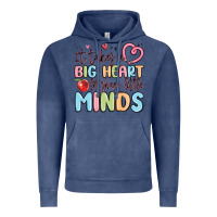 Vintage Denim it takes a big heart for shape little minds Vintage Hoodie - MaliasSmallBusiness