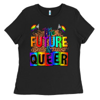 Black the fuuture is queer Ladies Tee - AdoDesignShop