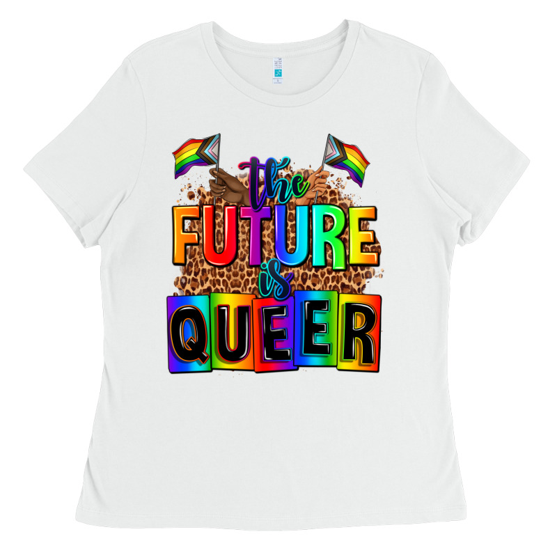 The Fuuture Is Queer Ladies Tee by AdoDesignShop | Teevron