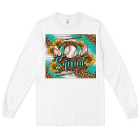 White Baseball Mom Squad Tumbler Long Sleeve Tee - BundleAndBundleShop