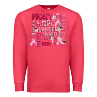 Cardinal cancer awareness fight believe hope survive Premium Sweatshirt - CowGirlArtShop