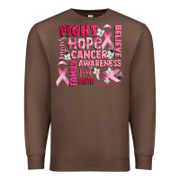 Chestnut cancer awareness fight believe hope survive Premium Sweatshirt - CowGirlArtShop