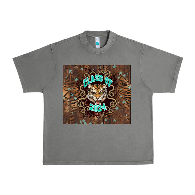 Class Of 2024 Tiger Urban Heavy Tee by NancyCooperArtShop | Teevron