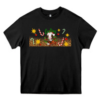Black Christmas feeling jolly cow Heavy Core Tee - Artiststas