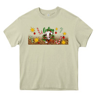 Mossy Christmas feeling jolly cow Heavy Core Tee - Artiststas