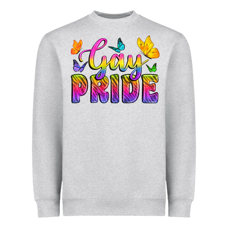 Gay Pride With Butterfly Heavyweight Sweatshirt by BundleAndBundleShop | Teevron