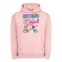 Pigment Salmon birthday girl 2 Urban Hoodie - BundleAndBundleShop