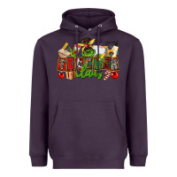 Plum teacher claus christmas Heavyweight Hoodie - CowGirlArtShop
