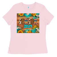 Bubblegum Pink senior 2024 tumbler  2 artiststas Ladies Tee - Artiststas
