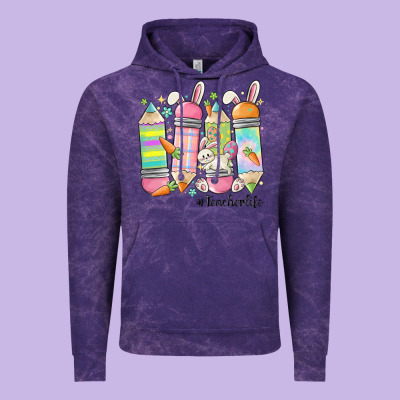 Teaching My Favorite Peeps Vintage Hoodie Designed By Maliassmallbusiness