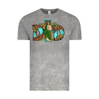Cloud Rock dad san judas sunflower leopard turquoise Vintage Tee - JahusDesignShop