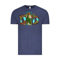 Vintage Denim dad san judas sunflower leopard turquoise Vintage Tee - JahusDesignShop