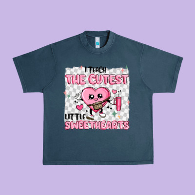 I Teach The Cutest Little Sweethearts Urban Heavy Tee Designed By Maliassmallbusiness