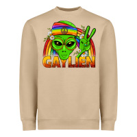 Mushroom Gaylien LGBTQ Pride Heavyweight Sweatshirt - BundleAndBundleShop