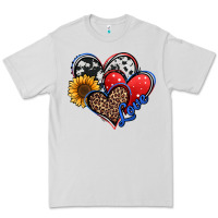 Dove Grey 4th of july american hearts Premium Tee - Jasminsmagicworld