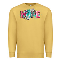 Antique Gold hope cancer awareness Premium Sweatshirt - CowGirlArtShop