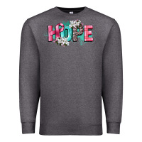 Charcoal Heather hope cancer awareness Premium Sweatshirt - CowGirlArtShop