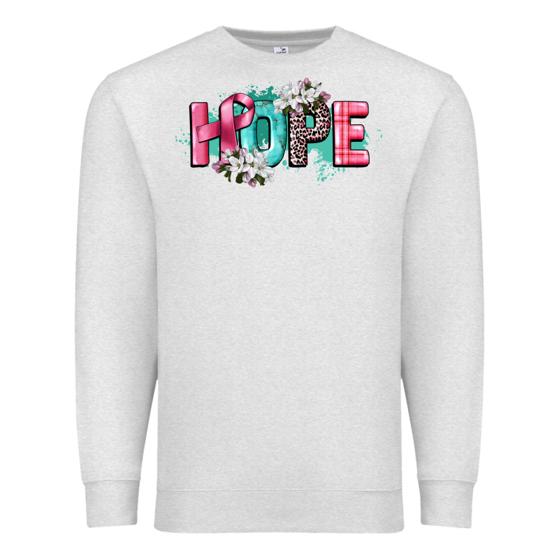 Hope Cancer Awareness Premium Sweatshirt by CowGirlArtShop | Teevron