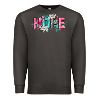 Smoke hope cancer awareness Premium Sweatshirt - CowGirlArtShop