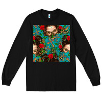 Black Messy Bun Mom And Cross With Leopard Patterns Long Sleeve Tee - BundleAndBundleShop