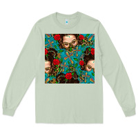 Matcha Messy Bun Mom And Cross With Leopard Patterns Long Sleeve Tee - BundleAndBundleShop
