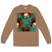 Messy Bun Mom And Cross With Leopard Patterns Long Sleeve Tee | Teevron