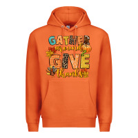 Carrot gather around and give thanks Premium Hoodie - CowGirlArtShop
