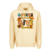 Pina Colada gather around and give thanks Premium Hoodie - CowGirlArtShop