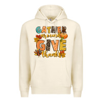 Tofu gather around and give thanks Premium Hoodie - CowGirlArtShop