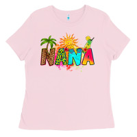 Bubblegum Pink summer nana Ladies Tee - RanaPortraitStore