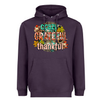Plum crazy grateful thankful Heavyweight Hoodie - CowGirlArtShop