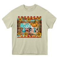 Mossy hello pumpkin tumbler Heavy Core Tee - BundleAndBundleShop