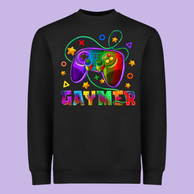 Western Gaymer Heavyweight Sweatshirt Designed By Bundleandbundleshop