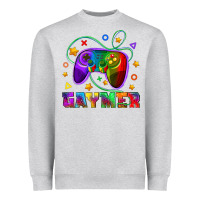 Heather Grey Western Gaymer Heavyweight Sweatshirt - BundleAndBundleShop
