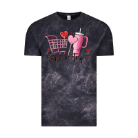 Cloud Black sips & trips target inspired stanley Vintage Tee - MaliasSmallBusiness