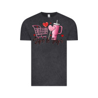 Vintage Black sips & trips target inspired stanley Vintage Tee - MaliasSmallBusiness