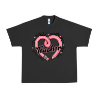 Pigment Black valentine's day pencil heart teacher quotes Urban Heavy Tee - MaliasSmallBusiness