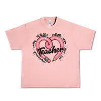 Salmon valentine's day pencil heart teacher quotes Urban Heavy Tee - MaliasSmallBusiness