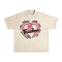 Sandshell valentine's day pencil heart teacher quotes Urban Heavy Tee - MaliasSmallBusiness