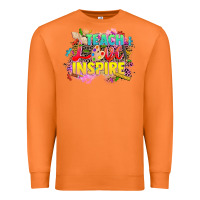 Carrot teach love inspire Premium Sweatshirt - CowGirlArtShop