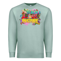 Seafoam teach love inspire Premium Sweatshirt - CowGirlArtShop
