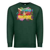 Sports Green teach love inspire Premium Sweatshirt - CowGirlArtShop