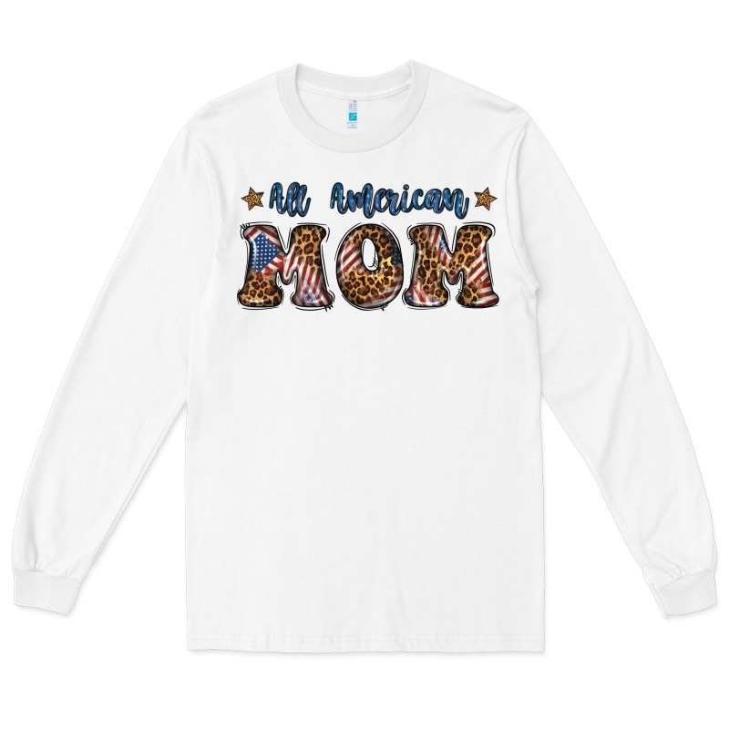 All American Mom Long Sleeve Tee by BundleAndBundleShop | Teevron
